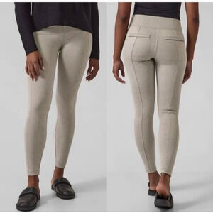 ATHLETA Women's Delancey Herringbone Tight in Bluff Grey size Medium